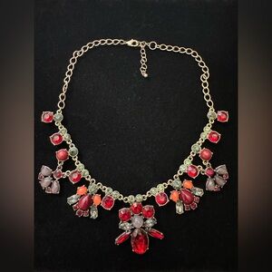 Multicolor Statement Bib Necklace